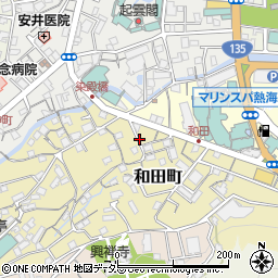 静岡県熱海市和田町13周辺の地図