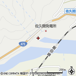 静岡県浜松市天竜区佐久間町佐久間2649周辺の地図
