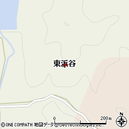 兵庫県丹波篠山市東浜谷周辺の地図