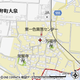三重県いなべ市員弁町東一色576周辺の地図