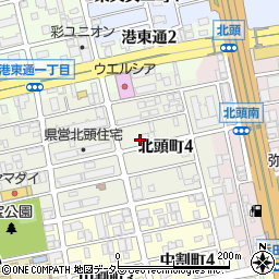 愛知県名古屋市南区北頭町4丁目50周辺の地図