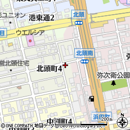 愛知県名古屋市南区北頭町4丁目113周辺の地図