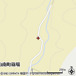 兵庫県丹波市山南町篠場224周辺の地図