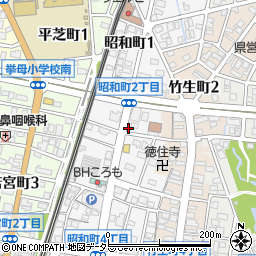 愛知県豊田市昭和町周辺の地図