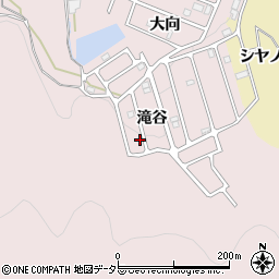 京都府南丹市園部町小山西町滝谷周辺の地図
