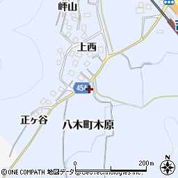 京都府南丹市八木町木原周辺の地図