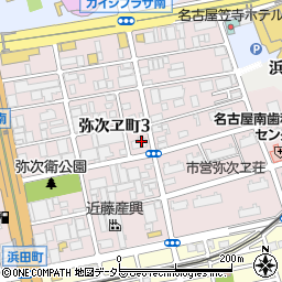 愛知県名古屋市南区弥次ヱ町周辺の地図
