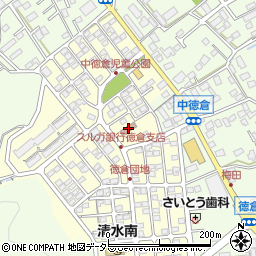 中徳倉区民会館周辺の地図
