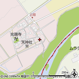 滋賀県近江八幡市上畑町58周辺の地図