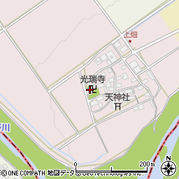 滋賀県近江八幡市上畑町72周辺の地図