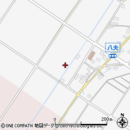滋賀県野洲市八夫1107-2周辺の地図
