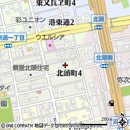 愛知県名古屋市南区北頭町4丁目38周辺の地図