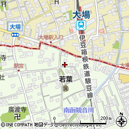 静岡県田方郡函南町間宮13-1周辺の地図