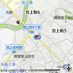 宮上町周辺の地図