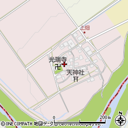 滋賀県近江八幡市上畑町75周辺の地図