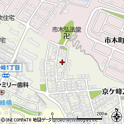 京ケ峰2丁目1 松尾邸☆アキッパ駐車場周辺の地図