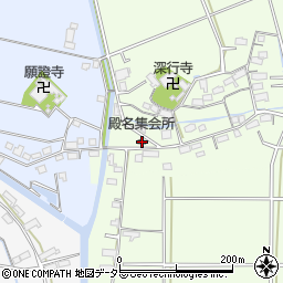 殿名集会所周辺の地図