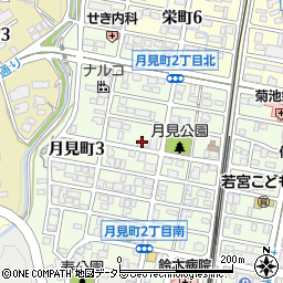 月見マンション周辺の地図