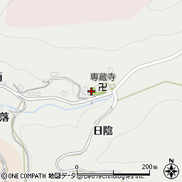 愛知県豊田市栃本町日面周辺の地図