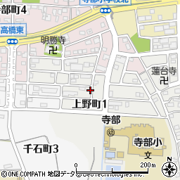 上野町1丁目559番地 アキッパ駐車場周辺の地図