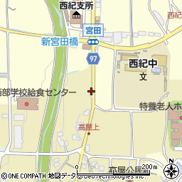 兵庫県丹波篠山市高屋394周辺の地図