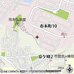 愛知県豊田市市木町10丁目15周辺の地図