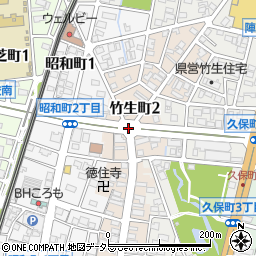 竹生町２周辺の地図