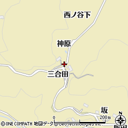 愛知県豊田市上佐切町周辺の地図