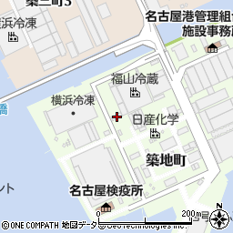 愛知県名古屋市港区築地町7-1周辺の地図