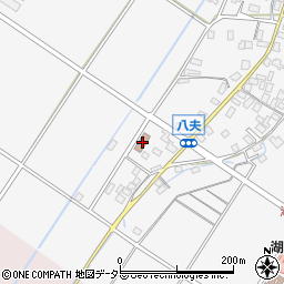 滋賀県野洲市八夫1318周辺の地図