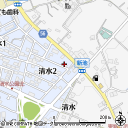 ファミリーマート東郷町新池店周辺の地図
