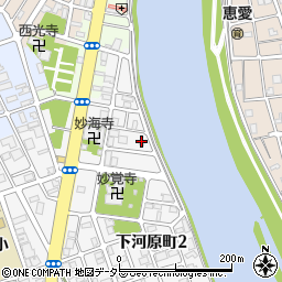川辺神社周辺の地図