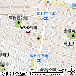 スギ薬局　豊田高上店周辺の地図
