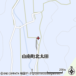 兵庫県丹波市山南町北太田227周辺の地図