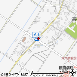 滋賀県野洲市八夫1347周辺の地図