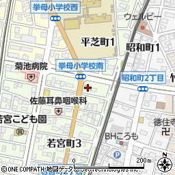ファミリーマート豊田若宮店周辺の地図