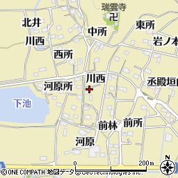 京都府南丹市八木町氷所（川西）周辺の地図
