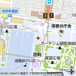 名古屋みなと振興財団　ガーデン事務室周辺の地図