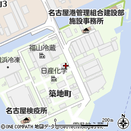 日産化学株式会社　名古屋工場周辺の地図