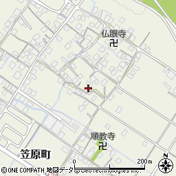 滋賀県守山市笠原町周辺の地図