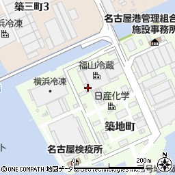 愛知県名古屋市港区築地町7-6周辺の地図