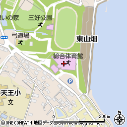 三好公園総合体育館周辺の地図