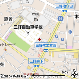 愛知県みよし市三好町木之本9周辺の地図