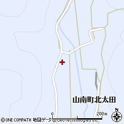 兵庫県丹波市山南町北太田96-1周辺の地図