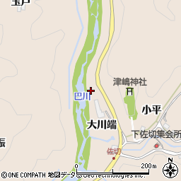 愛知県豊田市下佐切町大川端25周辺の地図