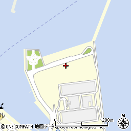 観光港芝生広場公衆トイレ周辺の地図