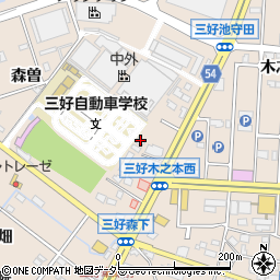 愛知県みよし市三好町木之本8周辺の地図