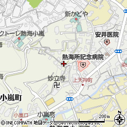 静岡県熱海市小嵐町13-33周辺の地図