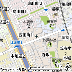 愛知県名古屋市南区本星崎町（廻間）周辺の地図