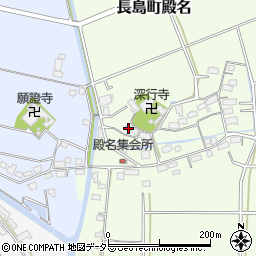 三重県桑名市長島町殿名720周辺の地図